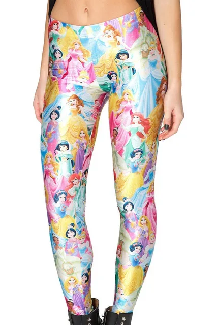 Princess Cartoon Adult Woman Women Legging Womens Leggings