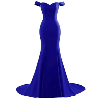 

Doragrace New Fashion Off the Shoulder Mermaid Evening Dress Prom Gowns