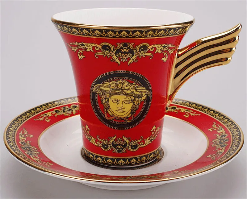 High End Tea Cup and Saucer European Royal Bone China Mug Tea Cup Coffee Cups And Saucer UK