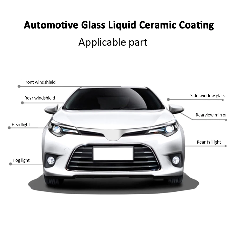 30 мл 10 ч жидкое керамическое покрытие распылителя для автомобиля с нанокристаллическим кристаллом, покрытие для кузова автомобиля с нано жидким стеклянным кристаллом