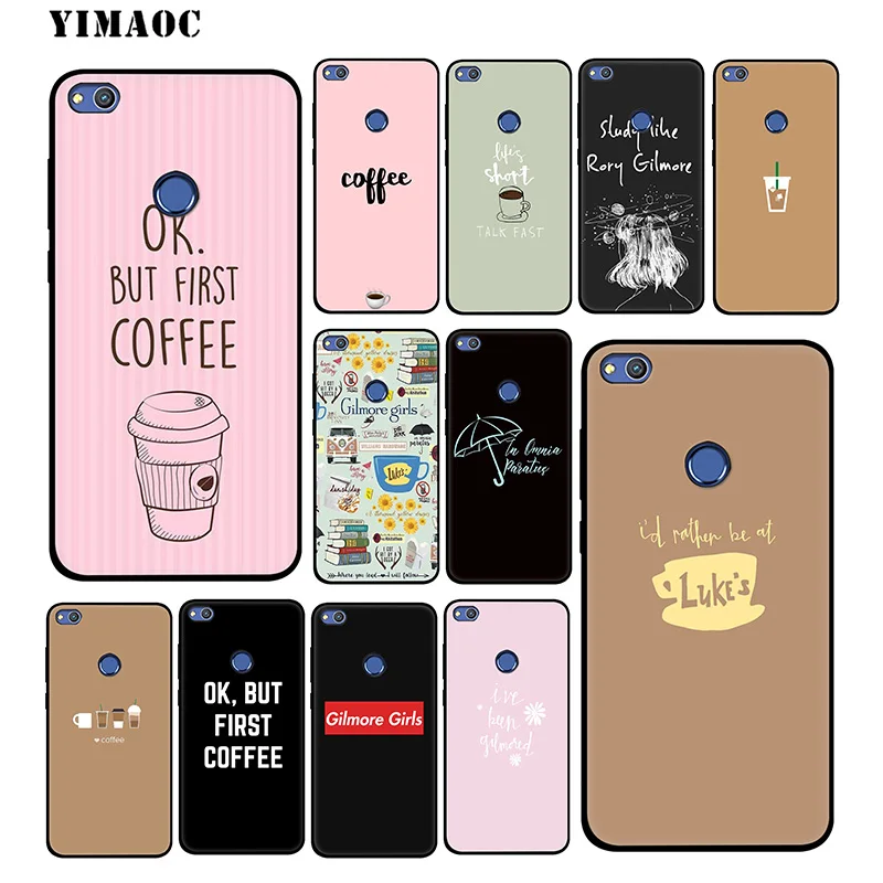 Мягкий кофейный чехол YIMAOC Gilmore для девочек huawei mate 20 10 P30 P20 Pro P10 P9 P Smart Z 2019 и Nova 3 3i Lite |