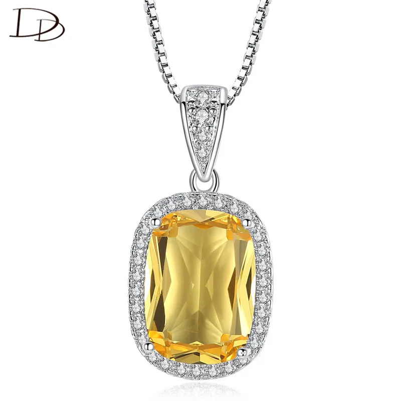 

DODO Noble Champagne Austrian Crystal Necklaces For Women Big Square Pendants Necklace Box Chain Choker Jewelry Wholesale N324