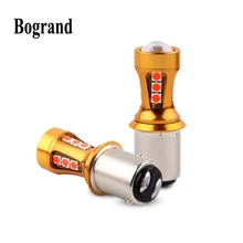 

2pcs 1157 BAY15D Bulbs 15 LED 3030 SMD High Power Lamp Brake Lights Red P21/5W 12V-24V Led Auto Stop Bulbs Car Light Source