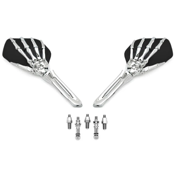 Совершенно новые хромированные черные зеркала-скелетоны для Yamaha Royal Star Venture Classic