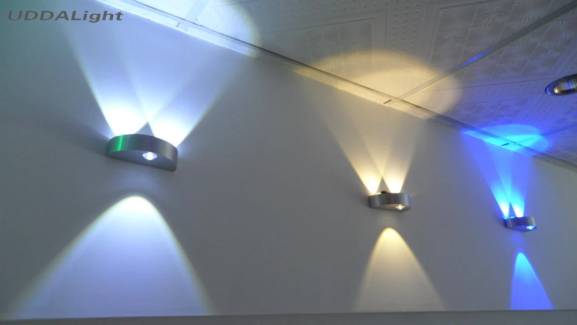 Дизайнерские светильники для стены 3 Вт светодиодный настенный светильник из алюминия для гостиной лестницы коридора декорации и освещения 120*60*30 мм