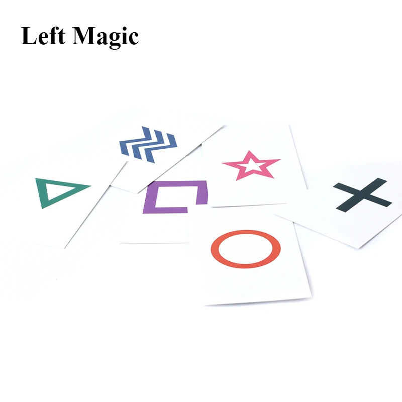 ESP флэш-принтер Волшебные трюки маг предсказать выбор карты магический этап Крупным планом трюк ментализм флэш-карта ESP