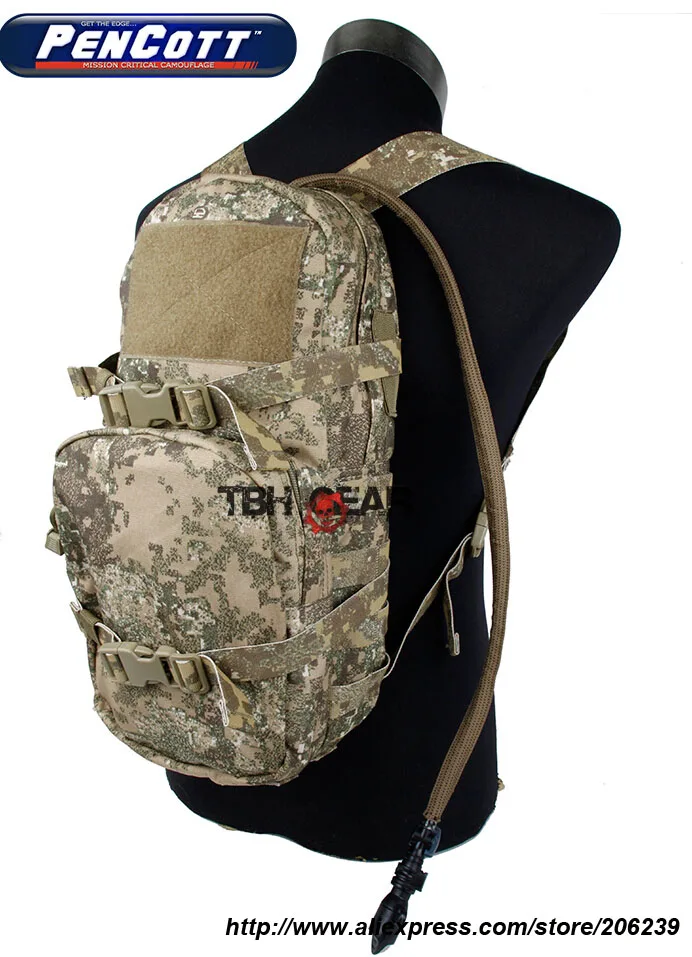 

TMC Modular Assault Pack 3L Hydration Bag PenCott Badlands Pattern With Hydration Bladder+Free shipping(SKU12050048)