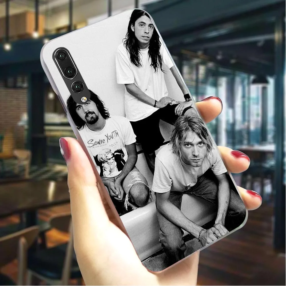 

Hard Cover for Huawei P10 Lite Nirvana Kurt Cobain Case for Mini P Smart Mate 20 Lite Covers P8 P20 Pro P9 Back Skin Protective