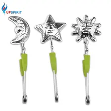 Upspirit нержавеющая сталь звезда Солнце Луна чай заварки Фильтр для вкладыши листья кружки и чайные горшки Фильтр Чай интимные аксессуары