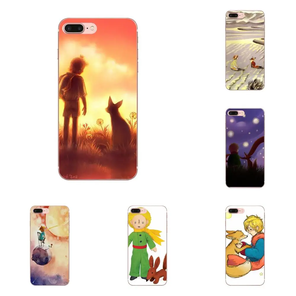 

For Xiaomi Redmi Mi Note 7 8 9 SE Pro Lite Go Play Painted Cover Colourful Style Phone Case The Little Prince And The Fox