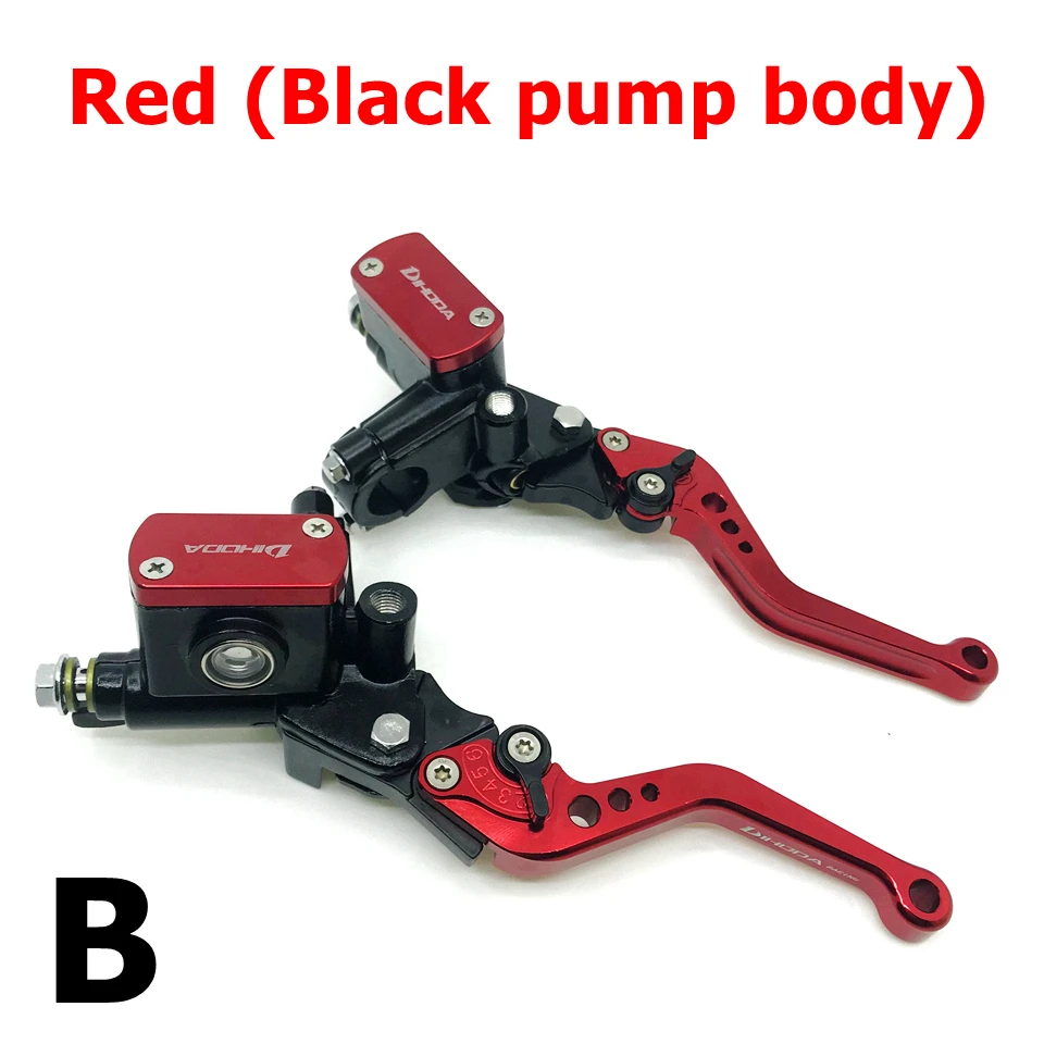 DIHODA многоцветный 1 пара Универсальный мотоцикл главный цилиндр рычаг тормоза гидравлический насос сцепления для honda Yamaha Kawasaki Suzuki