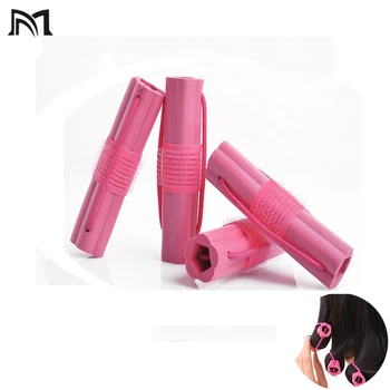 Self adhesive plastic sponge hair rollers Sleep flexi rods hair curlers rollers magic Hairdresser hair curlers tool sleep styler 6pcs set magic sponge pillow soft roller hair best flexible foam and sponge hair curlers diy styling hair rollers tool for women