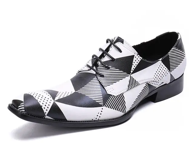 black and white loafers mens
