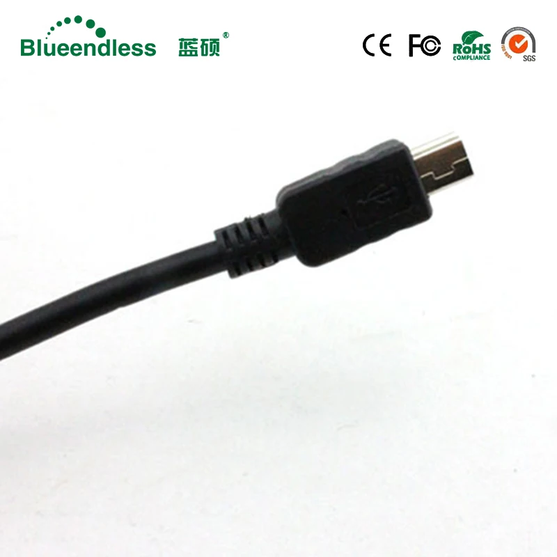 Кабель с разъемом USB 2 0 длиной 1 м мини кабель usb двойным 480 Мбит/с удлинитель для