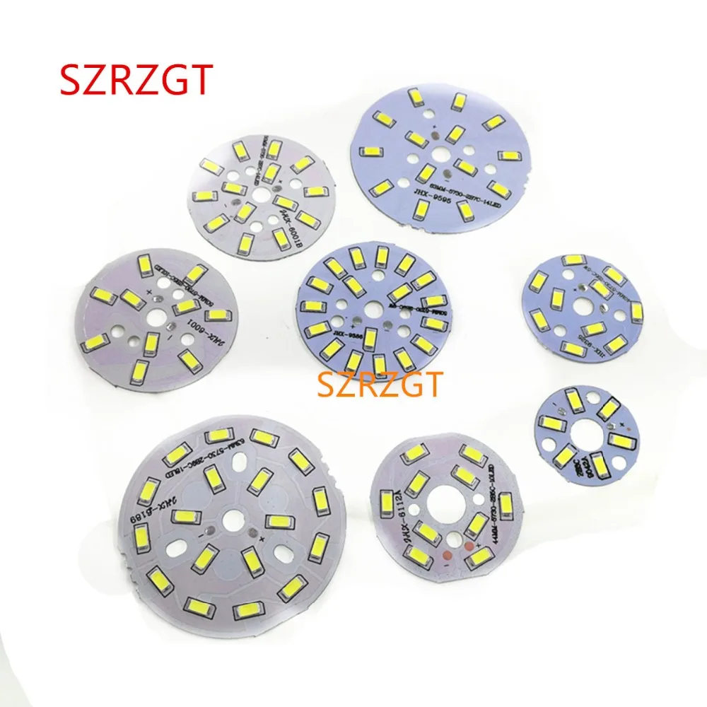 3 Вт 5 Вт 7 Вт 9 Вт 12 Вт 15 Вт 18 Вт SMD5730 SMD5630 печатная плата холодный белый теплый белый светодиодный светильник