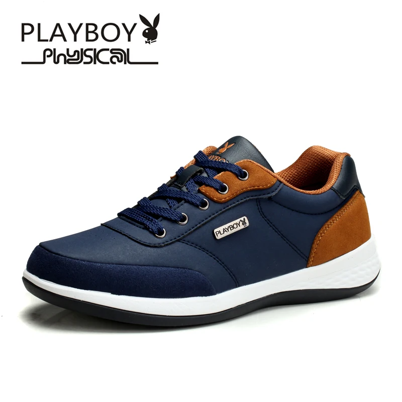 Playboy/Мужская обувь; модные кожаные мужские лоферы на плоской подошве в деловом стиле; сезон осень; износостойкая обувь; нескользящая прогулочная обувь