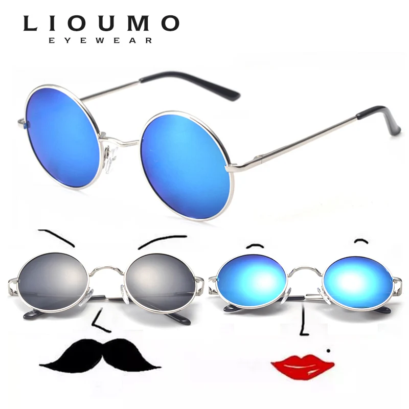 2019 Brand Design Polarized Round Sunglasses Men Small ...