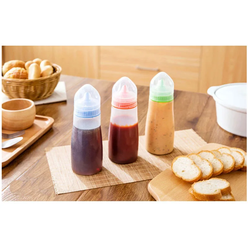 RSCHEF 1 шт. отжимная бутылка для соуса с вращающейся крышкой шоколадного джем