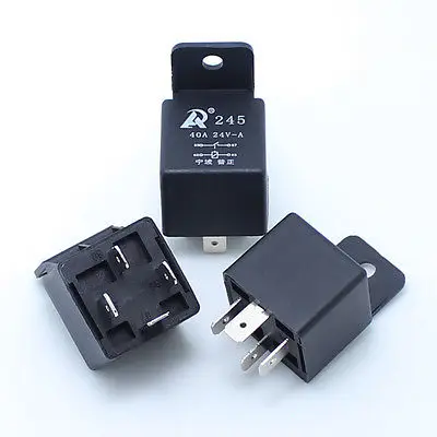 

3 pieces - 24V 40A open car relay Shell with a fixed orifice