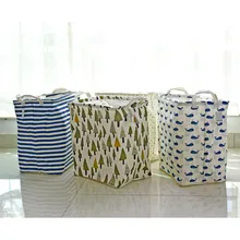 Бытовые контейнеры складная корзина холст ткань продуктовый дети игрушка кукла корзины для хранения домашнее украшение корзина для хранения