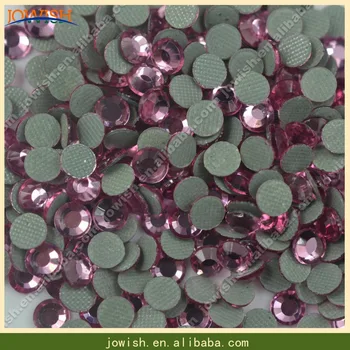 

SS10 Lt Rose iron on rhinestones korean 500gross / bag lead free strass hotfix flatback stone for wedding dress nail art