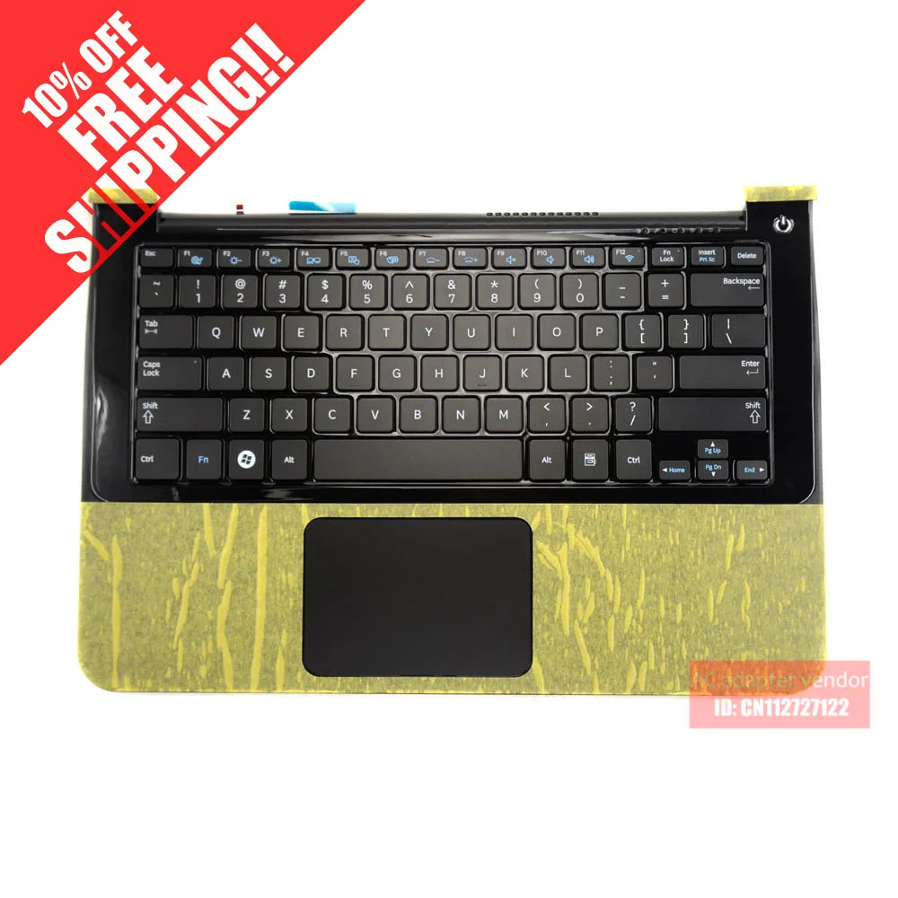 FOR Samsung NP900X3A laptop keyboard with c shell backlit touchpad