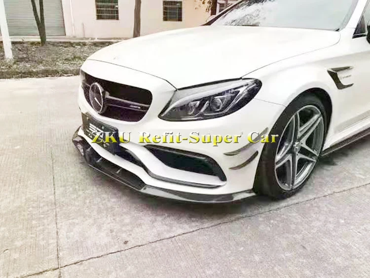 Высококачественный воздушный нож из углеродного волокна для Benz C Class W205 C63 COUPE AMG