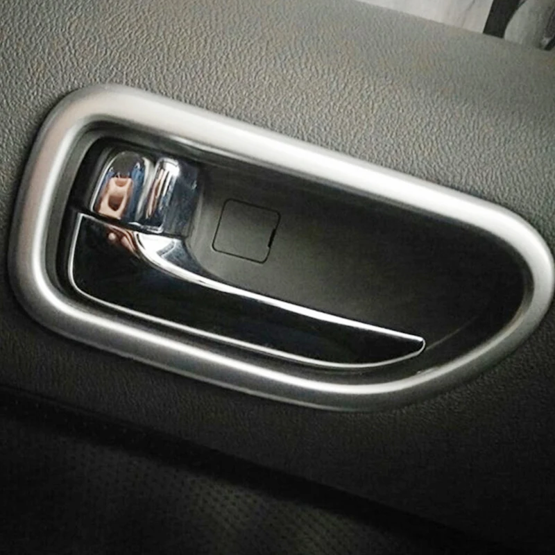

For Nissan X-Trail T31 X trail 2008 2009 2010 2011 2012 2013 ABS Matte Car Inner Door Bowl Decoration Strip Trim Accessories