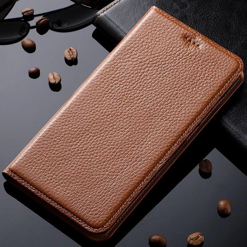 7 цветов Натуральная кожа Магнит Стенд откидная крышка для Xiaomi Redmi Note 4 4X роскошный мобильный чехол для телефона+ Бесплатный подарок - Цвет: Coffee