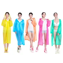 Уличная мода PEVA женский плащ утолщенный водонепроницаемый плащ-дождевик для женщин прозрачный Кемпинг непромокаемый плащ костюм