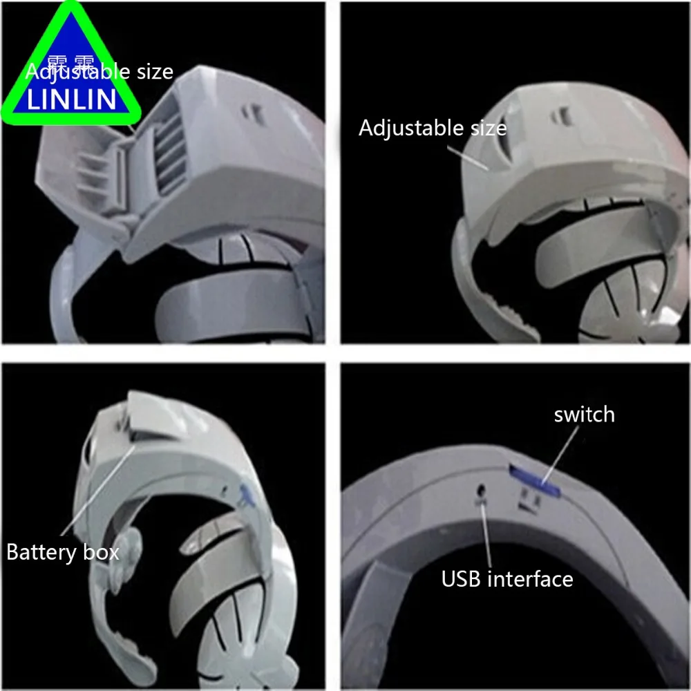  LINLIN Head Vibration Massage Easy-brain Massager Electric Head Massage & Relax Brain Acupuncture P