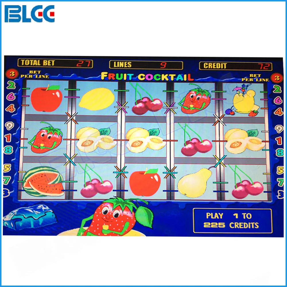 

Fruit Cocktail 1 in 1 Mega Red Game Board Casino Arcade Game PCB for Coin Operated Game Machine
