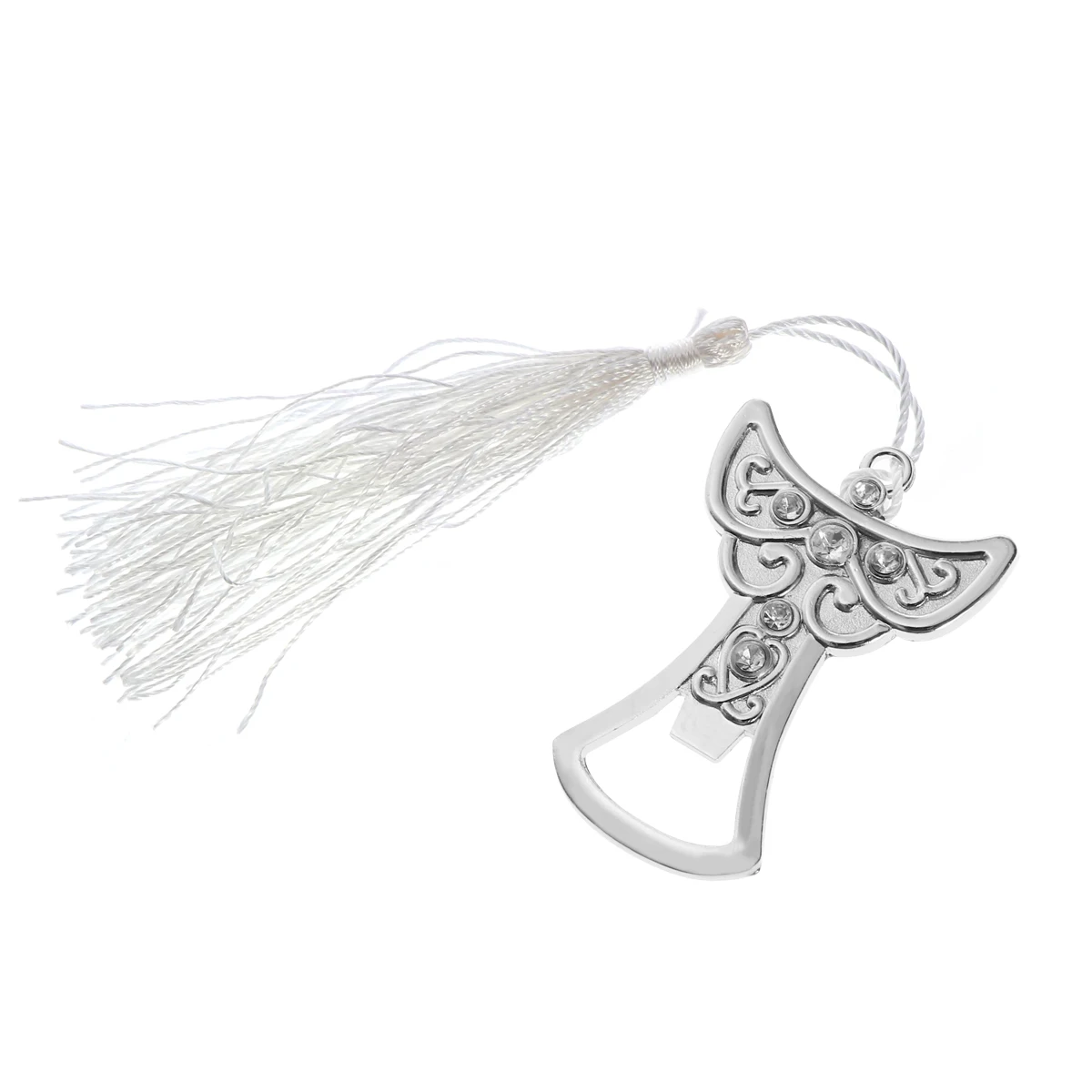 

Unique Angel Design Bottle Opener Keyring Keychain Decor Novelty Wedding Return Gift for Guests Wedding Favors