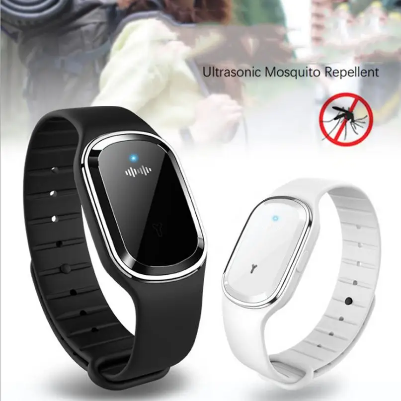

AU Waterproof Bracelets Repellent Wristband Portable Watch Ultrasonic Mosquito Intelligent Automation Modules