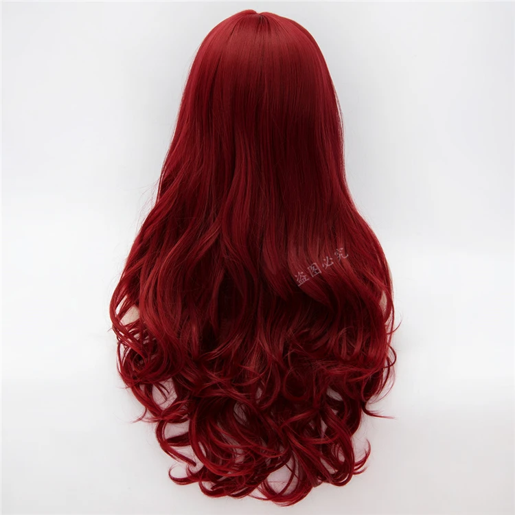 Details about   W738 Pumpkin Vines Poison Ivy Devil Red Long Halloween Costume Party Wig Hair 