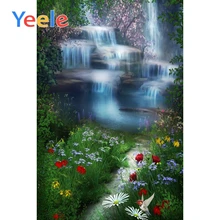 Yeele Forest Waterfall Grassland Flowers Scenery Photography Backgrounds Spring Photographic Backdrops For Home Photo Studio Yeele Forest Waterfall Grassland Flowers Scenery Photography Backgrounds Spring Photographic Backdrops For Home Photo Studio