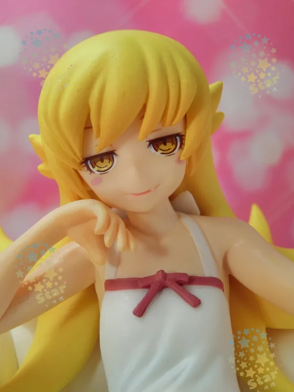 Японское аниме фигурка Nisemonogatari Oshino Shinobu диван Ver. 1/8 масштаб окрашенная фигурка модель 13 см Коллекционная Подарочная Рождественская кукла