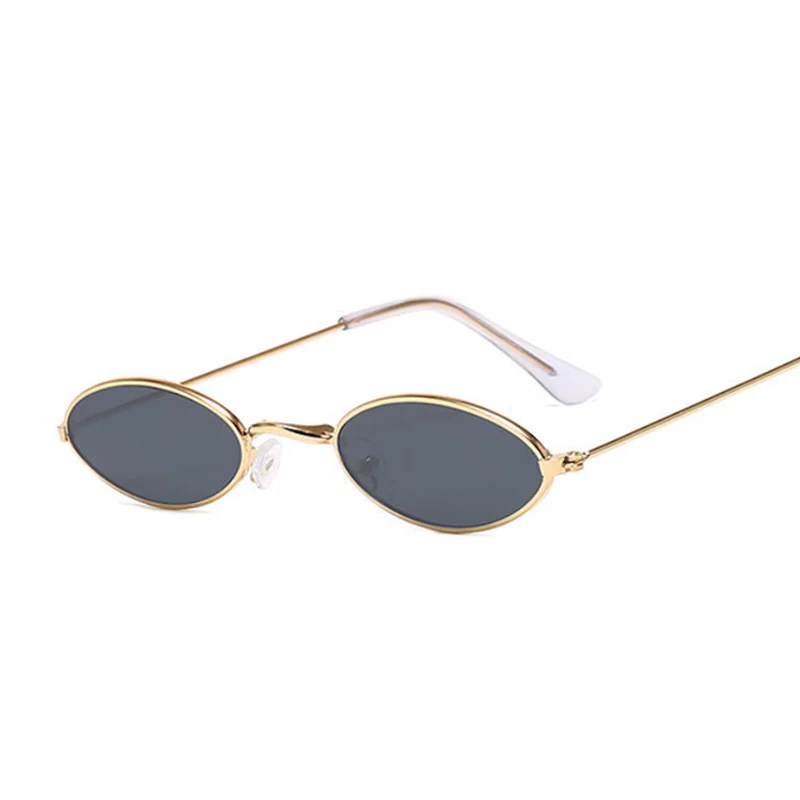 Sma Frame Back Shades Occhiali da sole rotondi Donna Ova Brand Designer Vintage Fashion Pink Sun Gasses Femae Ocuos De_voghion.com