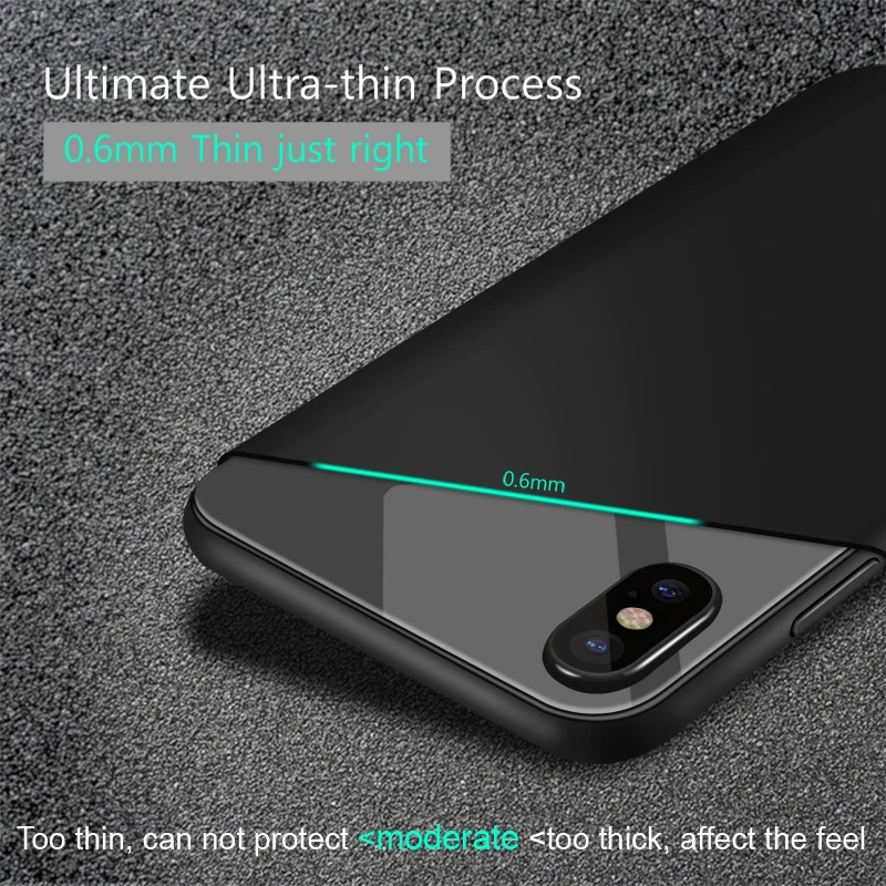Тонкий Ультратонкий чехол Toraise для iPhone X iphone 8 Матовый Мягкий силиконовый из ТПУ plus