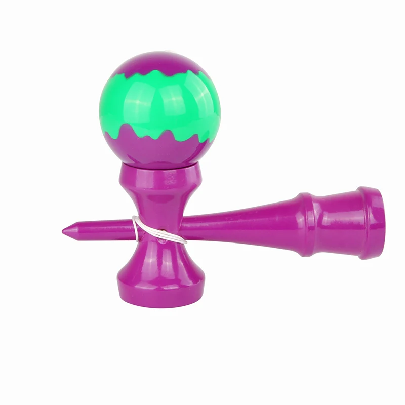 Бук 3-color Ripple Kendama деревянные жонглирующие умелые шары профессиональные спортивные игрушки для детей и взрослых