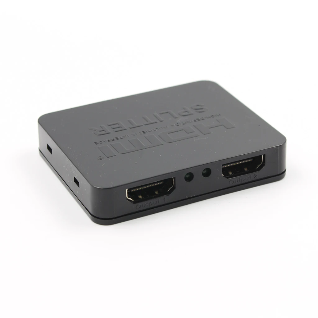 

4K HDMI Splitter Full HD 1080p Video HDMI Switch Switcher 1 to 2 Split Dual Display for DVD HDTV PS3