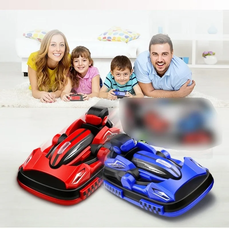 2pcs Bumper Car 2.4G Remote Control Multi-function Rc Robot Cars Parent-child PK VS Children Toys Electric 