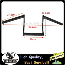 Хром/черный руль мотоцикла натяжитель " 25 мм Z панелей для Harley Davidson Sportster XL883 XL1200 Dyna Glide поплавок