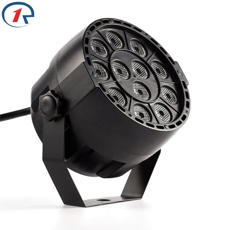 Zjright 15 واط شقة led الاسمية ضوء rgbw ديسكو المرحلة ضوء وسيس discoteca شعاع الليزر لوز دي ضوئي لوميير dmx تحكم