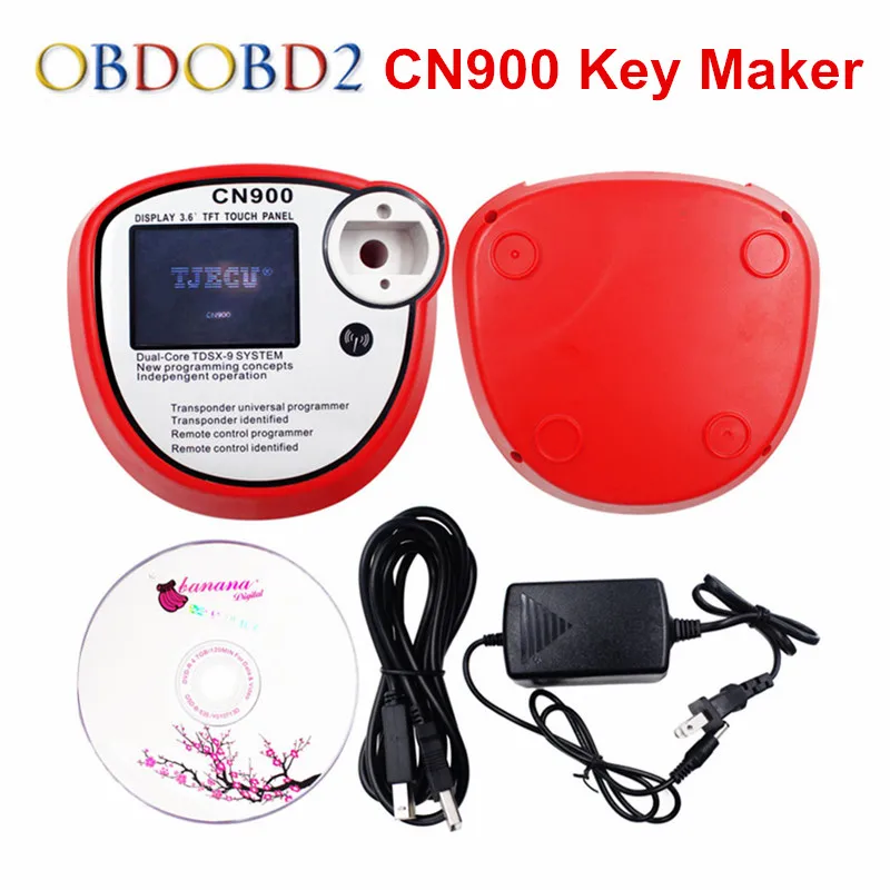 

Newest OEM CN900 Auto Key Programmer CN 900 V2.02.3.38 Transponder Key Maker Can Read 4C 4D Key Chips 3 Years Warranty