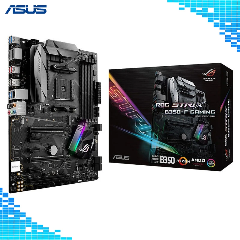 

Asus ROG STRIX B350-F GAMING Motherboard REPUBLIC OF GAMERS AMD B350 socket AM4 Desktop Motherboard