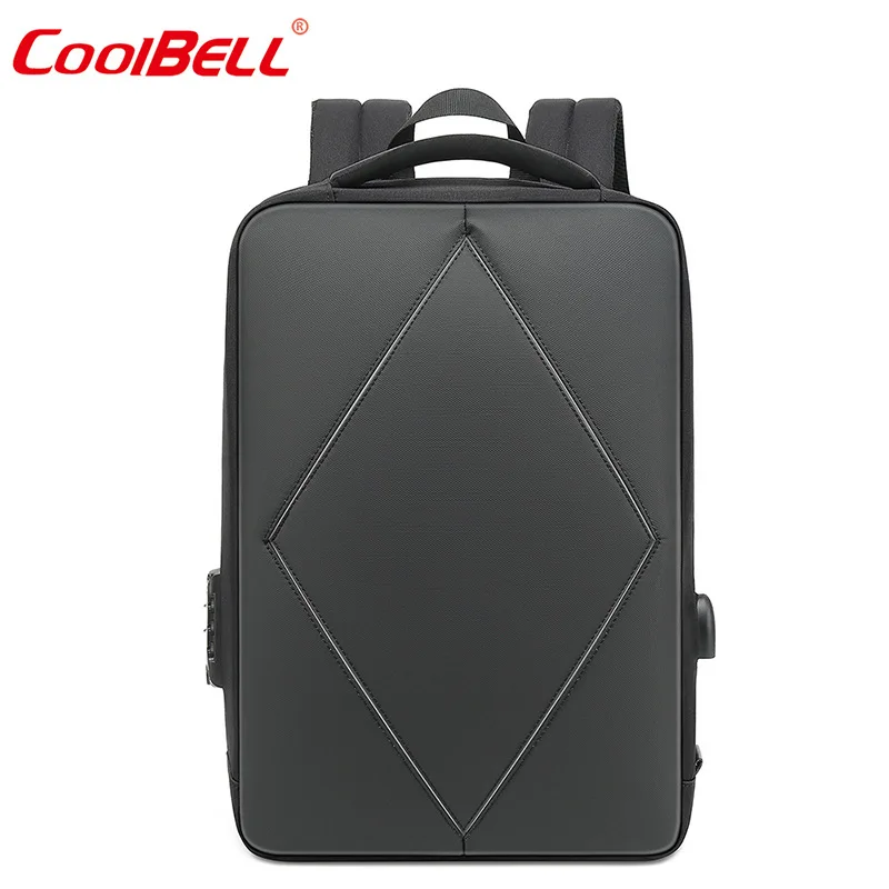 Coolbell новейшая Внешняя USB сумка для ноутбука 15,6 дюймов ноутбук бизнес Досуг Рюкзак Студенческая сумка