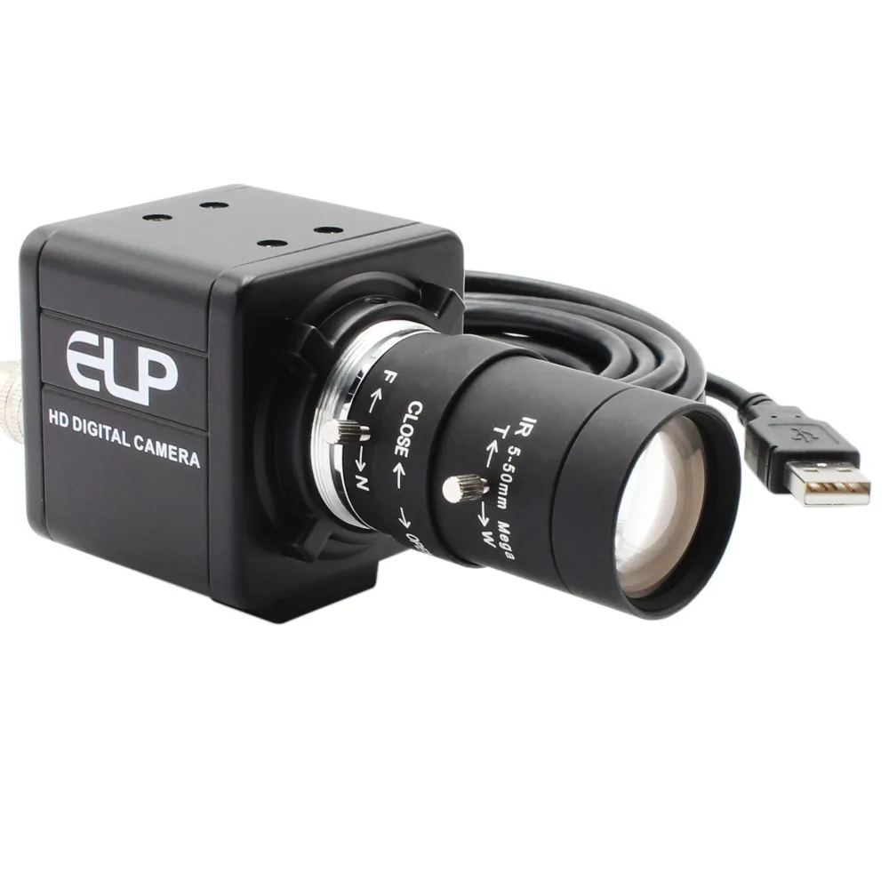CCTV варифокальным 5-50 мм объектив 8-мегапиксельная SONY (1/3. 2 '') IMX179 Windows, Android, Linux raspberry pi камеры 8mp mini USB камеры