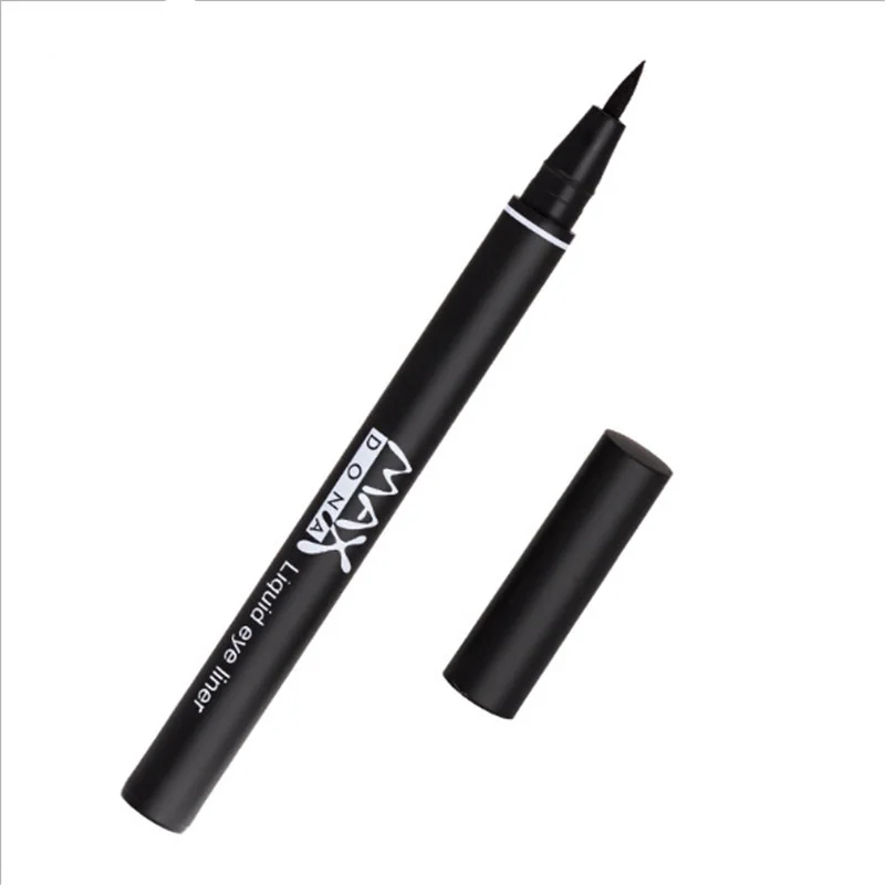 1PC Fashion Women Beauty Black Waterproof Eyeliner Liquid Eye Liner Pen Pencil Makeup Cosmetic Eyes Makeup Tools - Цвет: black