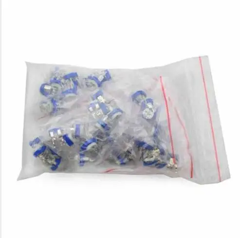 

Trimming Potentiometer RM-065 top adjustment 100ohm-1Mohm RM065 Variable Resistors Assorted Kit 13Type*10pcs=130pcs